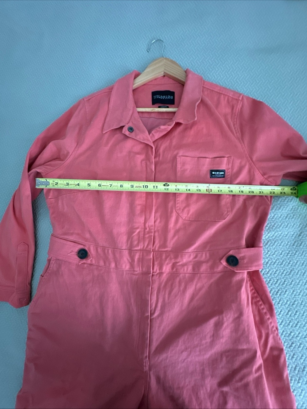 Wildfang Coral Utility Coverall Jumpsuit - Vtg Style womens sz 1X - Picture 5 of 15